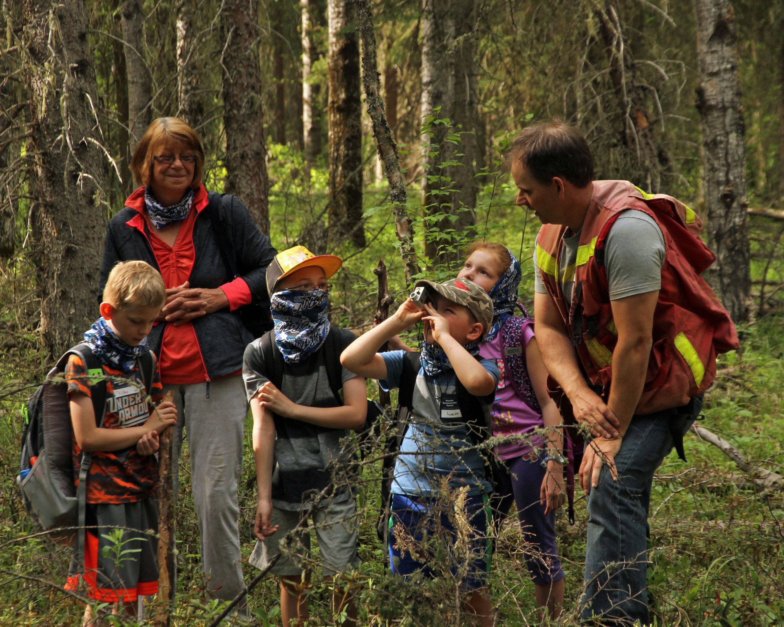 Helping young students learn about forest renewal by
